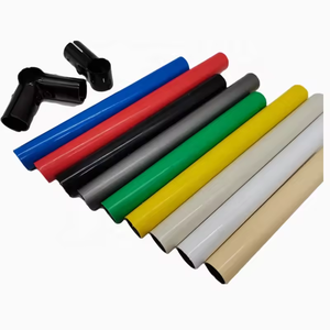 Tuyau rond diamètre 28 mm, tuyau Lean en PE ABS avec revêtement ESD pour table de travail flexible - Product Image 1