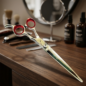 ASAP Ciseaux de coiffure durables en acier inoxydable 6CR13 à manche long pour droitiers, pour femmes coiffeuses et toilettage canin - Product Image 3