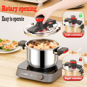 Casserole à pression à <span class=keywords><strong>induction</strong></span> en acier inoxydable DMD 304SS, écologique, <span class=keywords><strong>20</strong></span> <span class=keywords><strong>litres</strong></span>, pour usage domestique, avec support de casserole à verrouillage facile, composite - Product Image 5