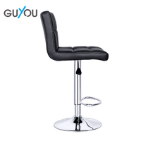 Tabouret de comptoir de restaurant moderne pivotant en cuir, chaise haute pour table de bar, X-5119