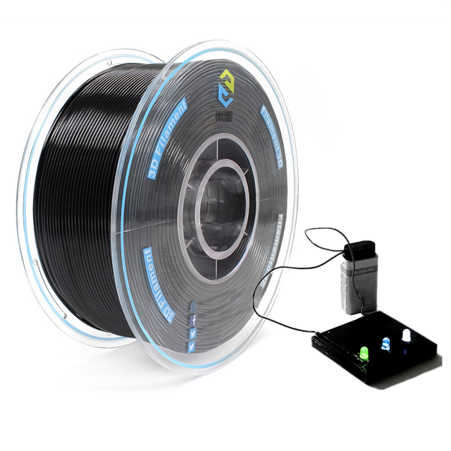 YOUSU Conductive Pla Filament 175mm 1kg 3d Filament 3d Printer Filament Conductive Pla