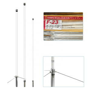 เสาอากาศสถานีฐานไฟเบอร์กลาส VHF 144-174MHz กำลังขยายสูง 7.8dB 200W รุ่น F23 - Product Image 1