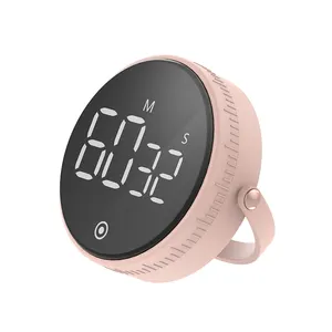 Il più recente Timer da cucina digitale Timer per il conto alla rovescia Display a LED impostazione della torsione Timer di cottura orologio posteriore magnetico
