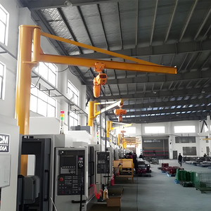 Grue à flèche cantilever sur colonne pour atelier, certifiée CE, 1, 2, 3, 5, 10 tonnes, avec palan - Product Image 4