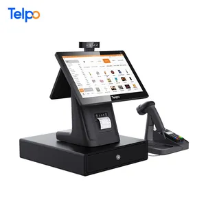 C1pro Dual Touch Screen Android Supermarkt Tot Pos-systeem Machine Kassa