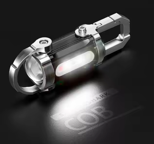 Đèn pin móc khóa siêu nhỏ, siêu bền, sạc lại được, đèn chiếu sáng bên hông, đèn pin bỏ túi EDC, đèn pin sạc lại được - Product Image 6