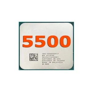 适用于AMD Ryzen 5 5500 R5 5500 3.6 GHz 6核12线程中央处理器7NM L3 = 16m 100 000000457插座AM4新但不带冷却器