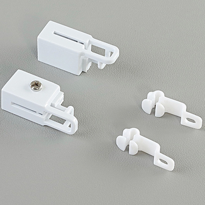 Rail de rideau en aluminium silencieux intégré en gros / Tringle à rideau adaptée aux bâtiments commerciaux et résidentiels / hôpitaux - Product Image 2