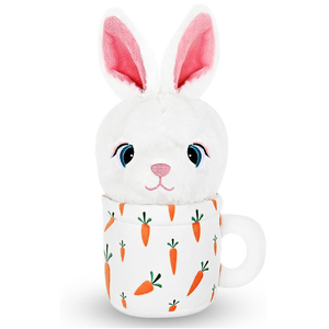 Jouet en peluche personnalisé pour chien avec couineur, en forme de lapin, jouets interactifs à mâcher pour chiots et chiens, cadeaux de Pâques, entraînement et réduction de l'ennui - Product Image 1