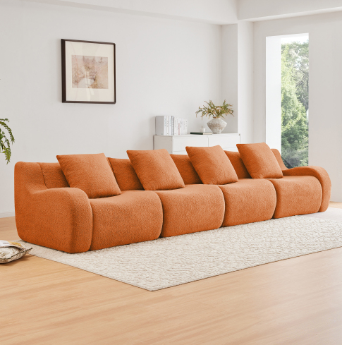 Orange + Teddy + 4 Seat