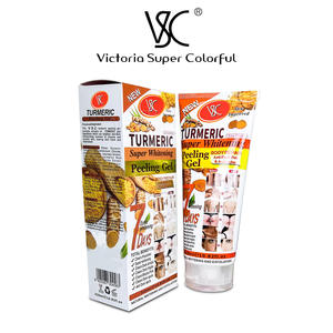 Gel Exfoliante Súper Blanqueador con Vitamina C Orgánica Natural <span class=keywords><strong>de</strong></span> Marca Propia; Limpiador Iluminador; Eliminador <span class=keywords><strong>de</strong></span> Pecas; Exfoliante Corporal - Product Image 5