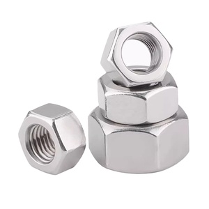 Tốt chủ đề Hex Hexagon <span class=keywords><strong>Nut</strong></span> 304 A2 thép không gỉ M4 M5 M6 M8 M10 M12 M14 <span class=keywords><strong>M16</strong></span> M18 M20 M22 M24 Pitch 0.5/0.75/1/1.25/1.5/2mm - Product Image 1