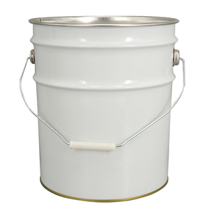 Tamburo in acciaio stagnata <span class=keywords><strong>da</strong></span> <span class=keywords><strong>20</strong></span> <span class=keywords><strong>litri</strong></span> con coperchio e manico per prodotti chimici in metallo secchio di vernice per uso industriale - Product Image 6