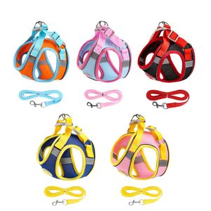 Luxury Style Reflective Breathable Sport Padded Dog <strong>Harness</strong> &amp; Lease Set Fashionable Polyester Pet Vest - Product Image 2