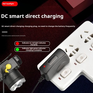 Xinsite Đèn pha LED 10W XML T6 Đèn pha cảm biến sạc 18650 chống nước siêu sáng 1000 lumen IPX5/IP65 khẩn cấp - Product Image 5