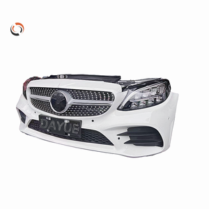 Parachoques delantero de alta calidad adecuado para el kit de carrocerí<span class=keywords><strong>a</strong></span> <span class=keywords><strong>Mercedes</strong></span> Benz C-series 205, con conjunto de parachoques delantero del radiador de la rejilla del faro - Product Image 3