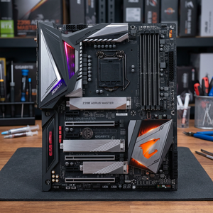 Placa Base Gigabyte Z390 AORUS MASTER Reacondicionada para PC de Escritorio, DDR4 64GB - Product Image 3