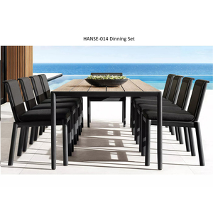<span class=keywords><strong>Extensible</strong></span> de expansión de aluminio de jardín <span class=keywords><strong>mesa</strong></span> de comedor al aire libre muebles <span class=keywords><strong>conjunto</strong></span> impermeable - Product Image 1