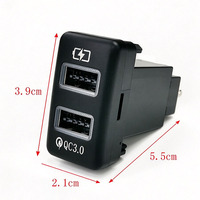 Chargeur rapide double USB 12V QC3.0 pour Honda Odyssey 06-08, charge de téléphone portable