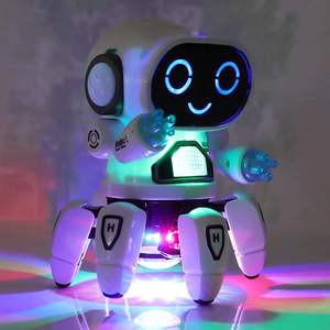Ventes directes d'usine 2024 Robots lumineux colorés intelligents interactifs dansants Musique et lumière Jouets robots Cadeaux d'anniversaire - Product Image 3