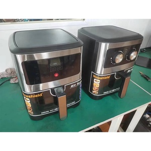 Friteuse à Air numérique électrique en aluminium carré PTFE 2000w contrôle numérique matériau <span class=keywords><strong>de</strong></span> qualité alimentaire/huile 0% Logo OEM <span class=keywords><strong>piano</strong></span> - Product Image 6