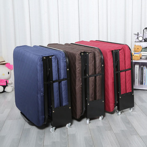 Lit pliant et simple de style japonais, canapé-lit, corset portable et simple, avec cadre en acier, avec poulie, idéal pour la maison ou le bureau - Product Image 3