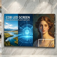 P1.25 Piksel Aralıklı İç Mekan Büyük COB LED Video Ekran Paneli, HDR10+ 1080P Çözünürlük ve 3 Yıl Garantili