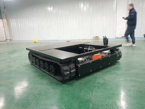 Gummiketten-Fahrgestell für Geländefahrzeuge Hochwertiges Gummi-Raupenfahrwerk Dreieckiges Unterwagen - Product Image 4