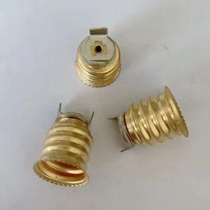 brass E12 lampholder
