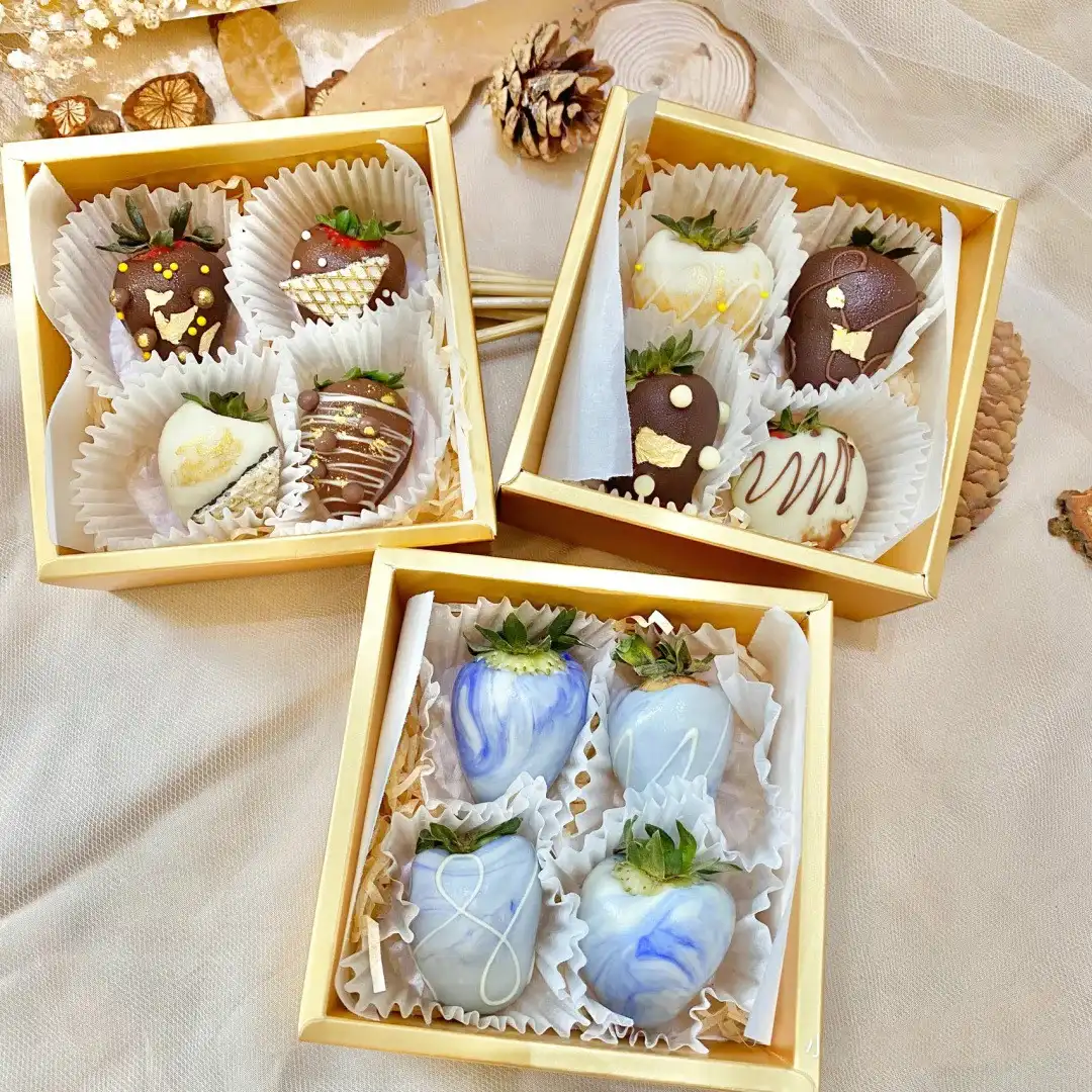 주문 호화스러운 색깔 포장 꽃 사탕 초콜렛 장난감 특별한 명확한 Foldable 뚜껑을 가진 빈 서류상 선물 상자