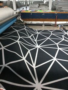 Alfombra de Cine de Alta Calidad Personalizada para Salones de Banquetes, Resistente al Fuego, de Lujo, en Blanco y Negro, de Pared a Pared, de Lana, para Hoteles y Cines - Product Image 3
