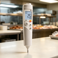 Testo 106 Pen Style Food Penetration Thermometer, 2.2mm Ultra Thin NTC Probe, IP67 Waterproof Temperature Tester