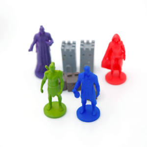 Fabricant de jeux de société en gros silicone arc-en-ciel tri couleur petite roulette de poker jeu de société à boire impression pour les enfants - Product Image 5