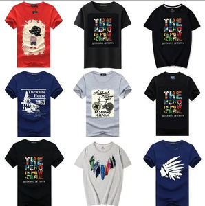 T-shirt <span class=keywords><strong>vintage</strong></span> à manches courtes et col rond de haute qualité, 100% coton pur, imprimé, séchage rapide, unisexe, stock expédié aléatoirement - Product Image 2