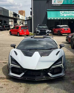 ฝากระโปรงคาร์บอนไฟเบอร์สำหรับ Lamborghini Revuelto Duke ฝาครอบเครื่องยนต์ด้านหน้าคาร์บอนไฟเบอร์แบบแห้ง Revuelto ฝากระโปรงคาร์บอนไฟเบอร์คุณภาพสูง - Product Image 4