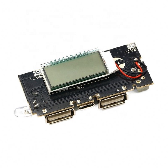 Dual USB 18650 Battery Charger PCB Power Module 5V 1A 2.1A Mobile Power Bank Accessories for Phone DIY LED LCD Module Board
