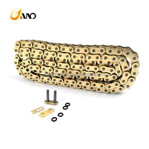 Wanou โซ่รถจักรยานยนต์132L 428H ทอง <span class=keywords><strong>O</strong></span> แหวนกับซีลน้ำมัน - Product Image 1