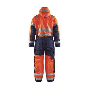 BLAKLADER - 676319775389D96 Hi-Vis winter <b>overall</b> <b>Orange</b>/Navy blue - EAN 7330509563144 HI-VIS WORKWEAR - Product Image 2