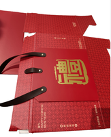 Boîte cadeau en papier kraft écologique en vrac avec impression couleur, boîte de rangement recyclable pour emballage cadeau