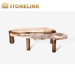 Stonelink personnalisé naturel rétro-éclairé translucide Patagonia granit <span class=keywords><strong>Padora</strong></span> Table pour Villa comptoir Table dalle mode moderne - Product Image 2