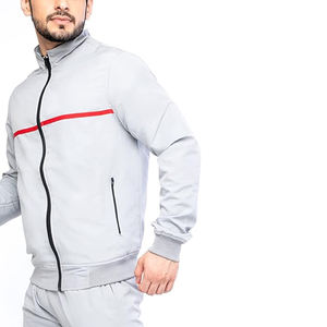 Chándal de hombre de nuevo diseñador de alta calidad para ropa al aire libre cortavientos informal personalizado chándal liso en blanco con cremallera para hombre - Product Image 5