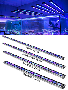Barra <span class=keywords><strong>LED</strong></span> Personalizzata per Acquario 60cm 90cm 120cm 150cm, Striscia Luminosa IP65 Impermeabile, Bianco Freddo CRI90 Dimmerabile per Vasche di Pesci - Product Image 1