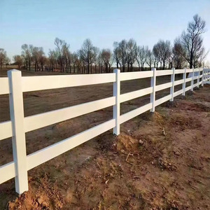 Valla de PVC para <span class=keywords><strong>Caballos</strong></span> de <span class=keywords><strong>3</strong></span> Rieles, Valla Blanca de PVC para <span class=keywords><strong>Caballos</strong></span> - Product Image 4