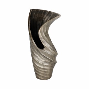 Vaso Scultoreo in Metallo, Elegante Vaso per Fiori, Decorazione per Soggiorno, Accessori per Casa, Sala da Pranzo, Camera da Letto, Ufficio - Product Image 4