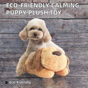 Mainan anjing pengurang detak jantung antikecemasan, mainan anak anjing empuk untuk latihan hewan peliharaan, lapisan jaring bantuan tidur - Product Image 2