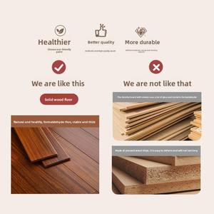 Plancher en bois massif multicouche d'extérieur, chêne blanc, technologie allemande, motif en chevrons Versaille, installation par clic - Product Image 2