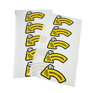 <span class=keywords><strong>Impression</strong></span> d'autocollants bon marché avec des étiquettes d'avertissement transparentes, des étiquettes alimentaires - Product Image 2