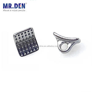MRDEN OEM 10 stuks/zak RVS Bondable Lingual Button met haak voor orthodontische producten - Product Image 3