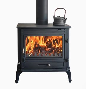 <span class=keywords><strong>Chimenea</strong></span> de hierro fundido de estilo <span class=keywords><strong>rural</strong></span> moderno para una calefacción eficiente - Product Image 6