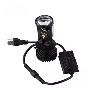 Ampoule de phare à grande lentille pour système d'éclairage standard H4 Y6 Double lumière 12V 65W 10000 Lumens Adaptation universelle pour phare de voiture - Product Image 4